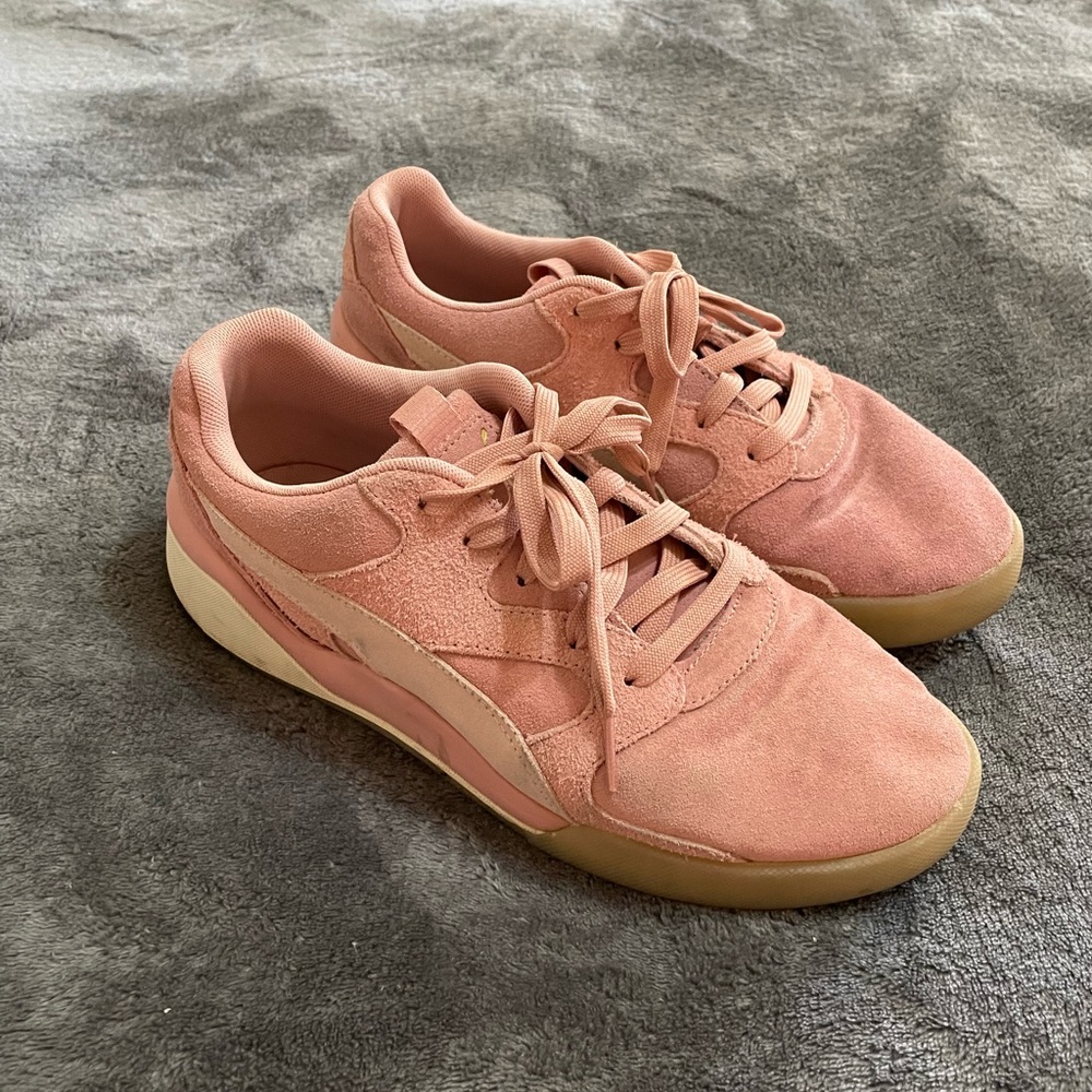 Pink Puma Sneakers Shoes